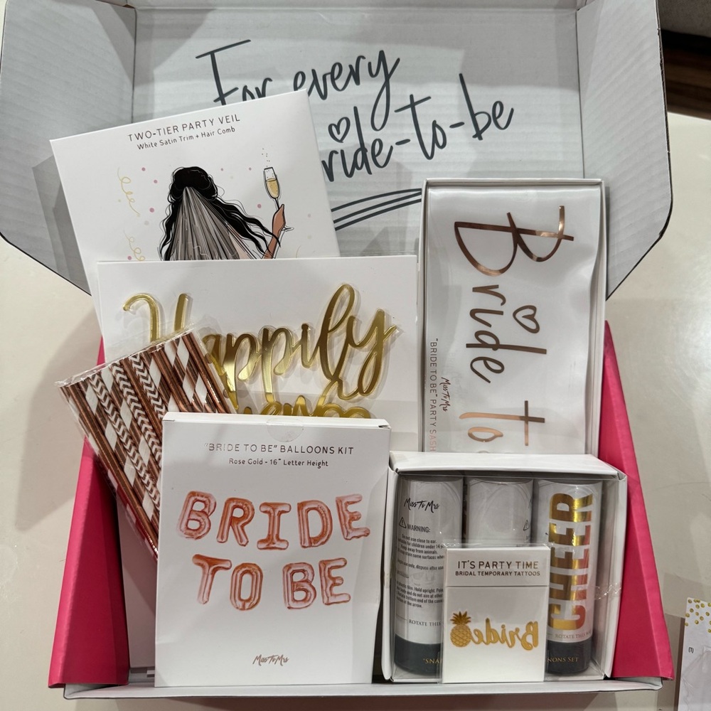 Bride To Be Party Kit Bridal Box